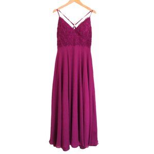 Azazie Magenta Wedding Dress